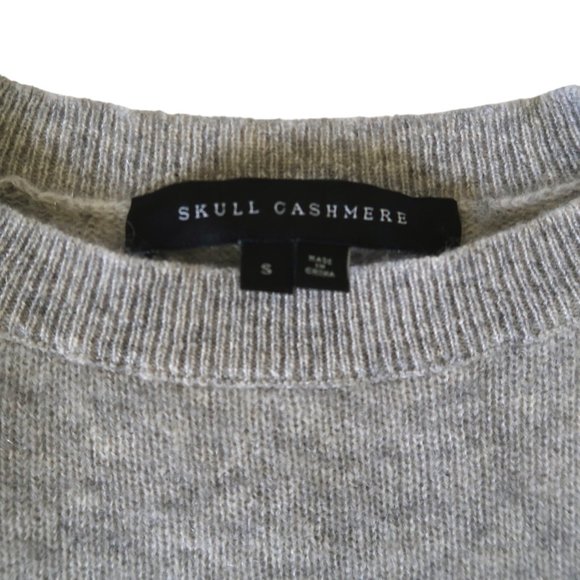 SKULL CASHMERE Taliah print Cashmere sweater sz S - Picture 4 of 5